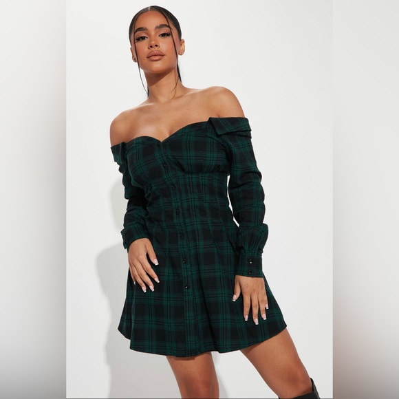 Fashion Nova Dresses & Skirts - Flannel women dress